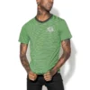 ACDC BCC Goat - Green Striped Tee Mens