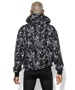 ACDC Demons Print - Color Block Hooded Pullover