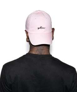 Reach Satan - Light Pink Dad Hat