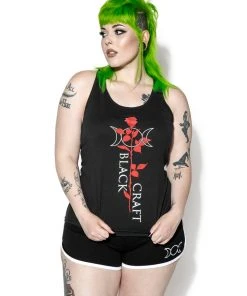 Blackcraft Cult Till Death - Racerback Tank Womens
