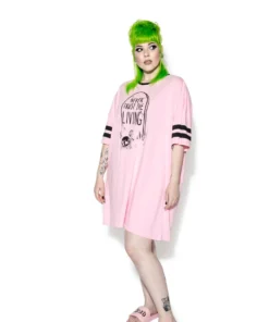 ACDC Pink Never Trust The Living - Dorm Shirt 11 ACDC Pink Never Trust The Living - Dorm Shirt