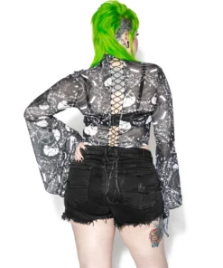 ACDC Womens Dream State - Mesh Bell Sleeve