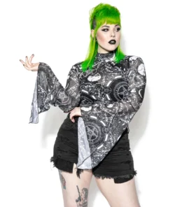 ACDC Womens Dream State - Mesh Bell Sleeve