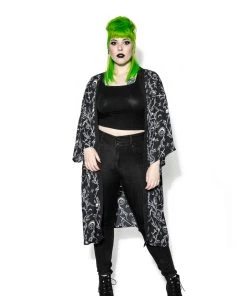 ACDC Demons Long Duster - Kimono