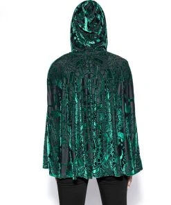 ACDC Green Baroque - Velvet Cape