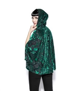 ACDC Green Baroque - Velvet Cape