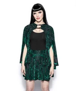 ACDC Green Baroque - Velvet Skirt 14 ACDC Green Baroque - Velvet Skirt