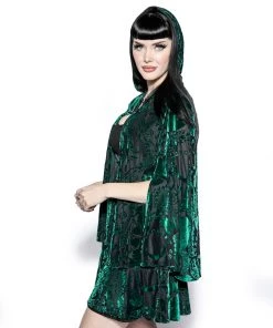 ACDC Green Baroque - Velvet Skirt 13 ACDC Green Baroque - Velvet Skirt