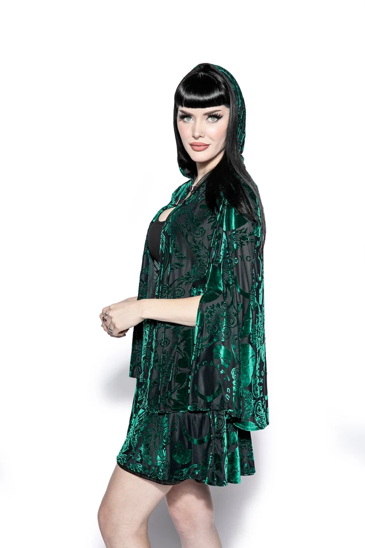 ACDC Green Baroque - Velvet Skirt 6 ACDC Green Baroque - Velvet Skirt