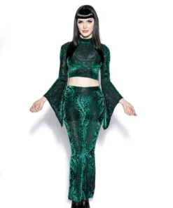 ACDC Green Baroque - Velvet Top