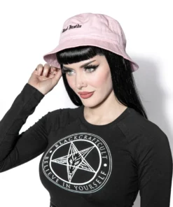 Reach Accessories Dead Inside - Pink Bucket Hat