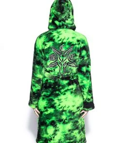 ACDC Mens Dead Inside - Green Lightning Robe