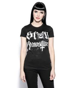 Blackcraft Cult Womens Stay Pawsitive - Women's Tee