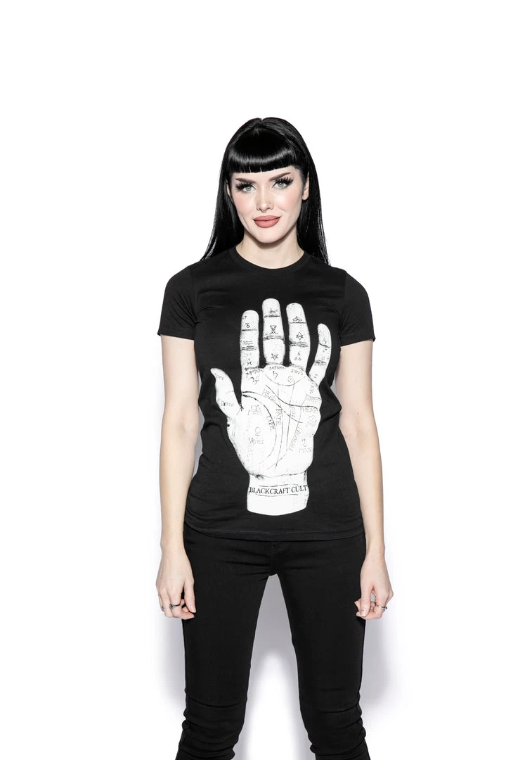 Blackcraft Cult Palm Reader - Women's Tee Womens 3 Blackcraft Cult Palm Reader - Women's Tee Womens