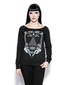 Blackcraft Cult Womens Abracadabra - Women's Scoop Neck Sweater