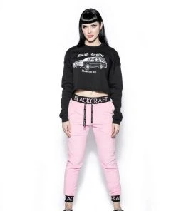 ACDC Womens Pink Staple - Women's Sherpa Joggers