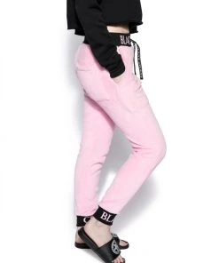 ACDC Womens Pink Staple - Women's Sherpa Joggers