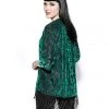 ACDC Green Baroque - Velvet Kimono