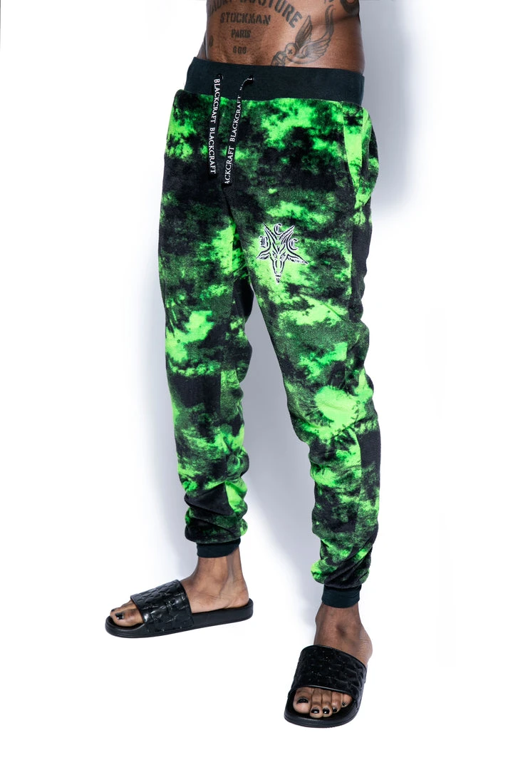 ACDC Green Lightning Dye - Unisex Cozy Joggers 5 ACDC Green Lightning Dye - Unisex Cozy Joggers