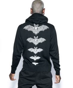 Blackcraft Cult Mens Release The Bats - Hooded Pullover Sweater