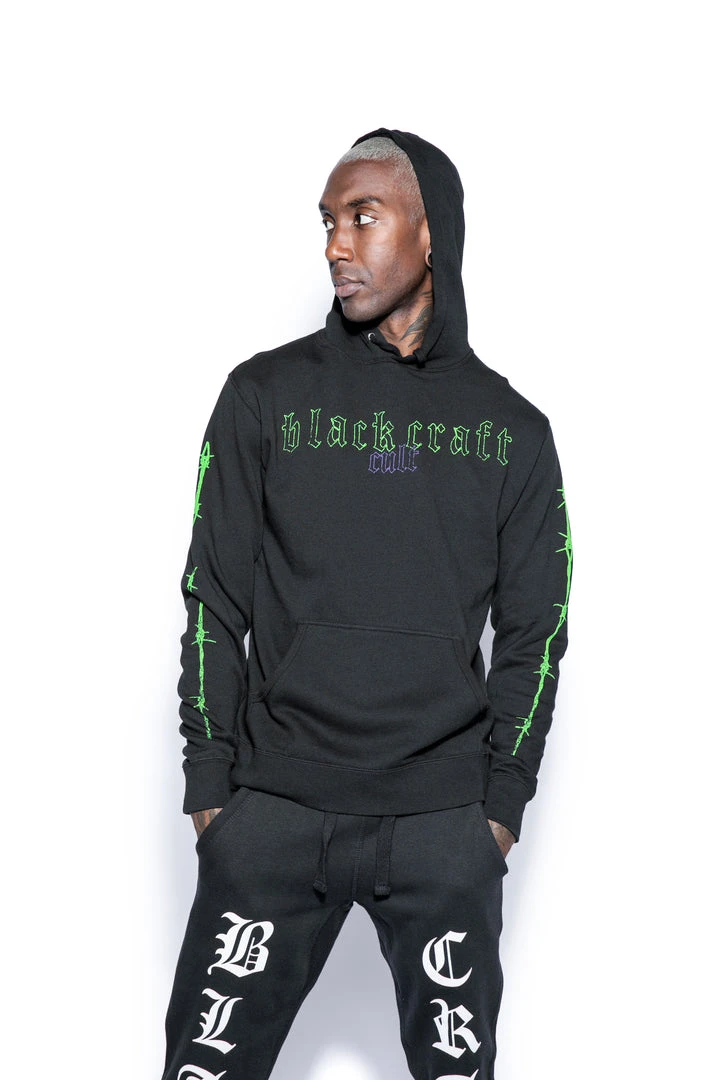 Blackcraft Cult Snake Skull - Hooded Pullover Sweater Mens 4 Blackcraft Cult Snake Skull - Hooded Pullover Sweater Mens