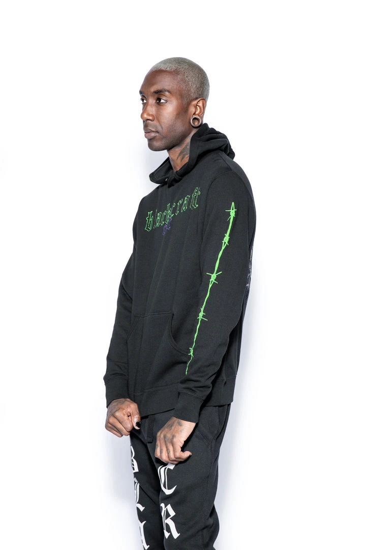 Blackcraft Cult Snake Skull - Hooded Pullover Sweater Mens 5 Blackcraft Cult Snake Skull - Hooded Pullover Sweater Mens