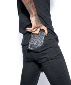 IDS Baphomet Embossed - Passport Case Bags / Wallets