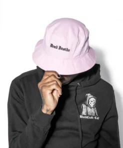Reach Accessories Dead Inside - Pink Bucket Hat