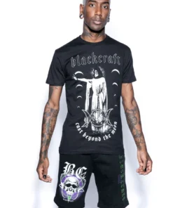 Blackcraft Cult Snake Skull Sweat Shorts Mens