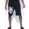 Blackcraft Cult Snake Skull Sweat Shorts Mens 2 Blackcraft Cult Snake Skull Sweat Shorts Mens