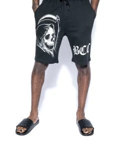 Blackcraft Cult Mens Reaper Head - Sweat Shorts