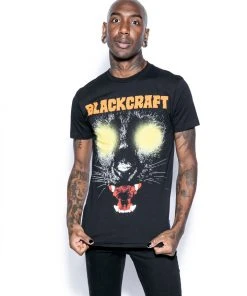 Blackcraft Cult Yellow Eye Cat Mens
