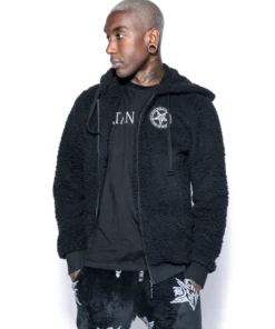 ACDC Spirits Of The Dead - Unisex Sherpa Zip Up Hoodie Womens