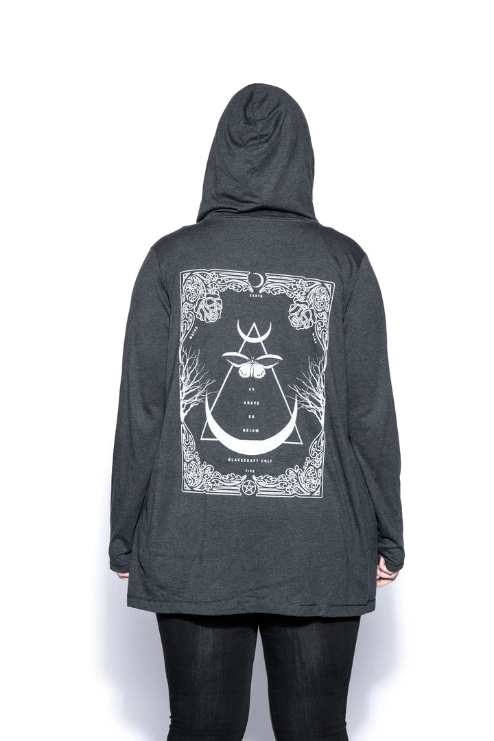 Blackcraft Cult Elemental - Cardigan Womens 8 Blackcraft Cult Elemental - Cardigan Womens