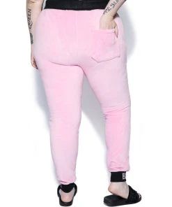 ACDC Womens Pink Staple - Women's Sherpa Joggers