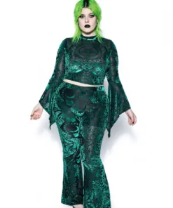 ACDC Green Baroque - Velvet Top