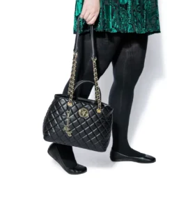 IDS Bags / Wallets Believe In Yourself - Black Quilted Satchel