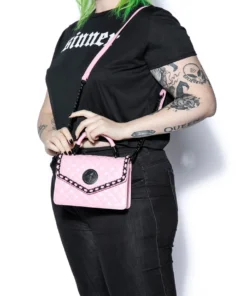 IDS Believe In Yourself Pink Quilt - Mini Top Handle Bags / Wallets