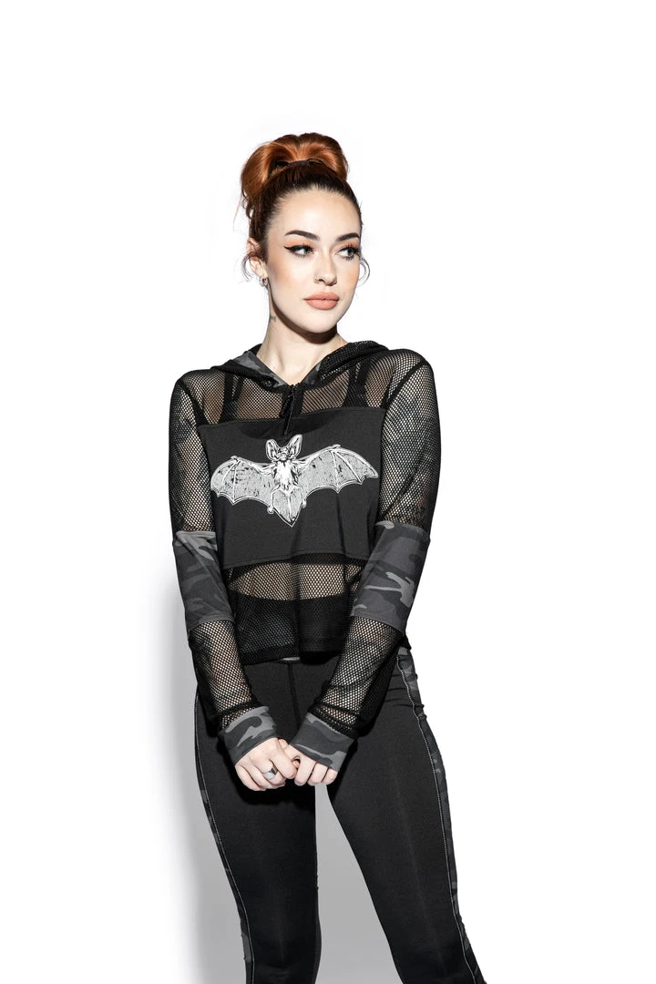 Blackcraft Cult Womens Batcraft - Mesh Active Pullover 3 Blackcraft Cult Womens Batcraft - Mesh Active Pullover