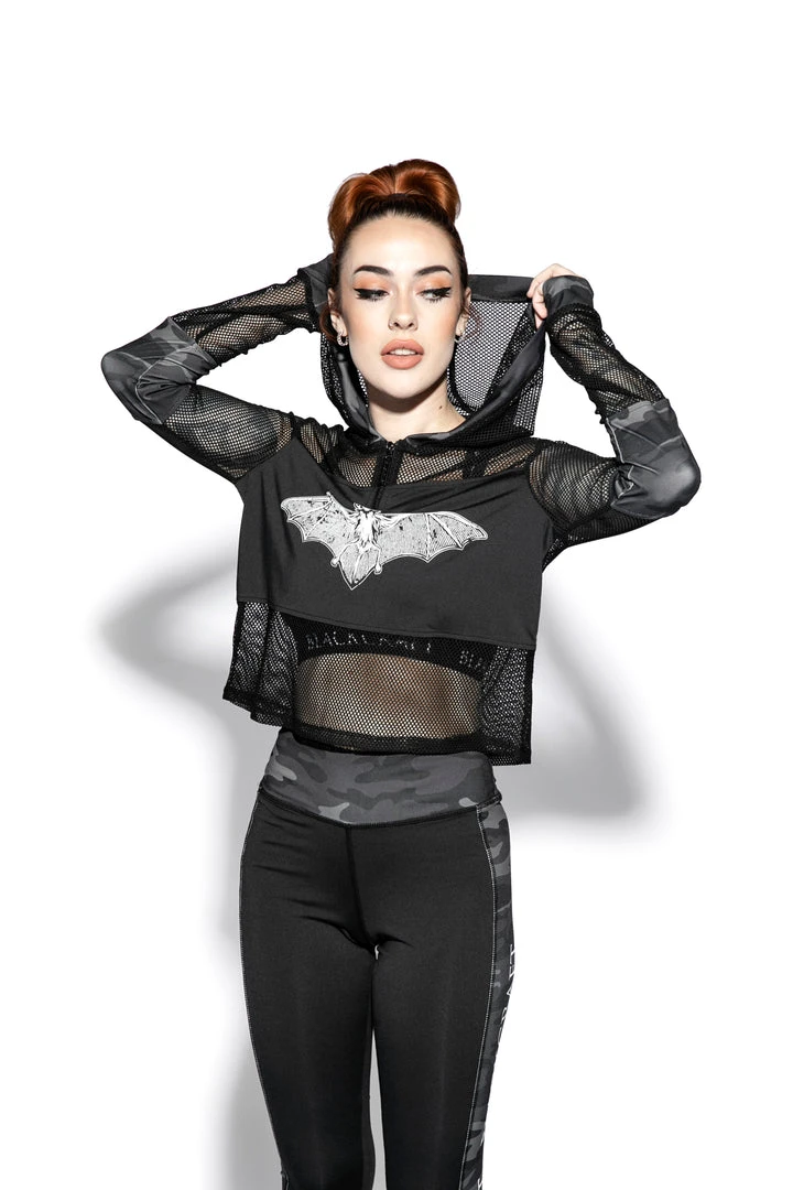 Blackcraft Cult Womens Batcraft - Mesh Active Pullover 5 Blackcraft Cult Womens Batcraft - Mesh Active Pullover