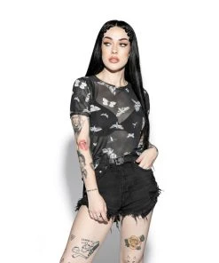 ACDC Womens Death Moth - Mesh Women's Tee