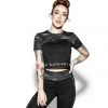 Blackcraft Cult Believe In Yourself Camo - Active Crop Top Womens
