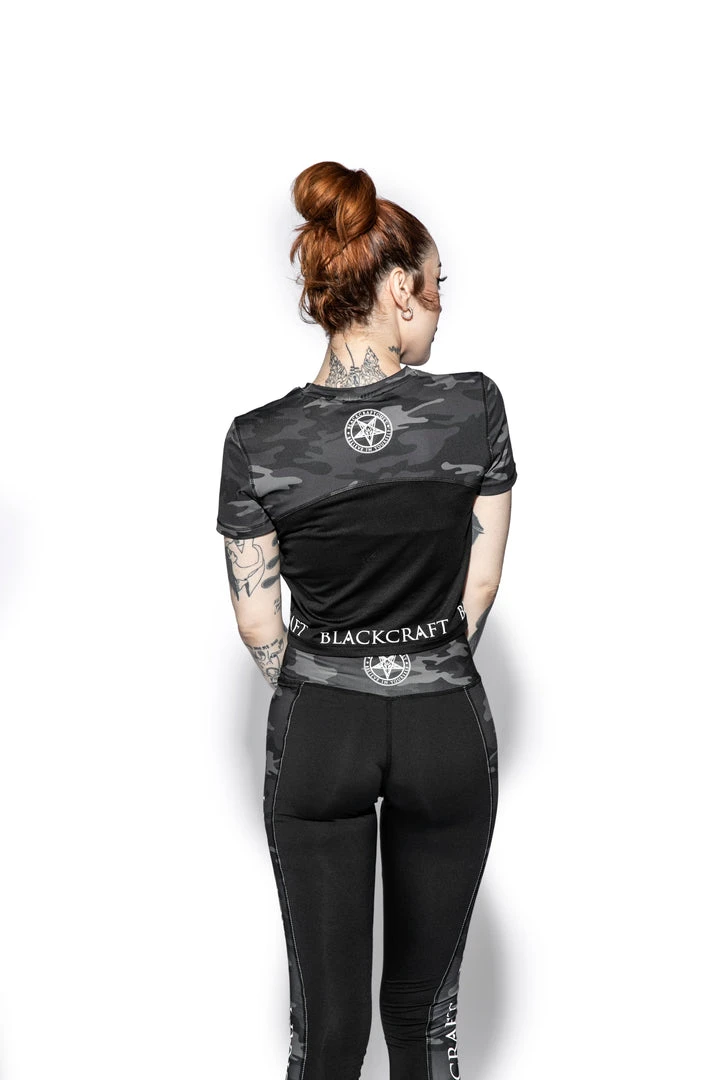 Blackcraft Cult Believe In Yourself Camo - Active Crop Top Womens 4 Blackcraft Cult Believe In Yourself Camo - Active Crop Top Womens