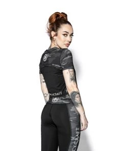 Blackcraft Cult Believe In Yourself Camo - Active Crop Top Womens 12 Blackcraft Cult Believe In Yourself Camo - Active Crop Top Womens