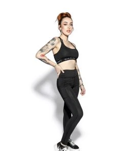 ACDC Blackcraft Black Stripe - Active Leggings