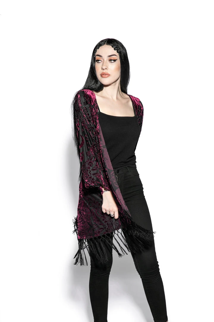 ACDC Womens Baroque - Velvet Kimono 4 ACDC Womens Baroque - Velvet Kimono
