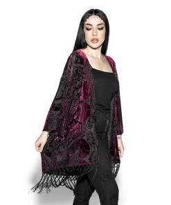 ACDC Womens Baroque - Velvet Kimono 7 ACDC Womens Baroque - Velvet Kimono