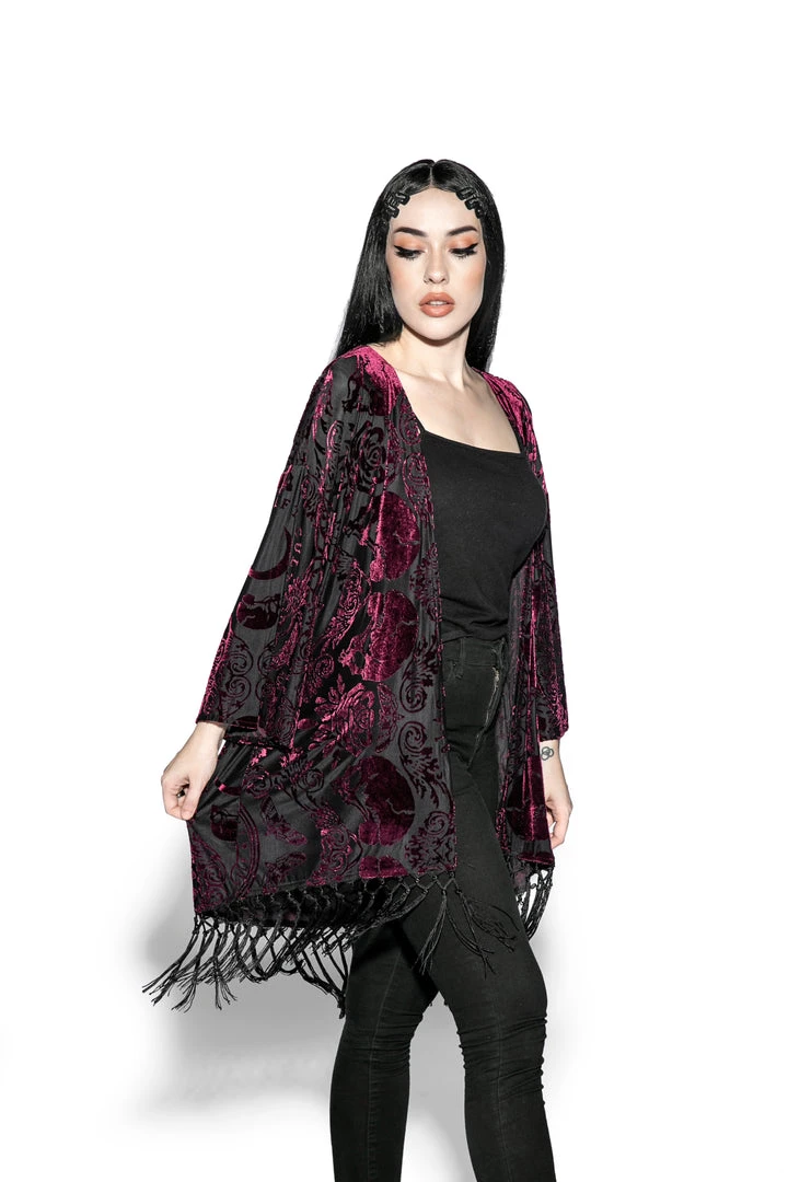 ACDC Womens Baroque - Velvet Kimono 5 ACDC Womens Baroque - Velvet Kimono