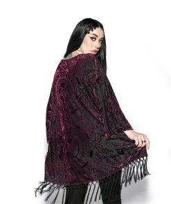 ACDC Womens Baroque - Velvet Kimono