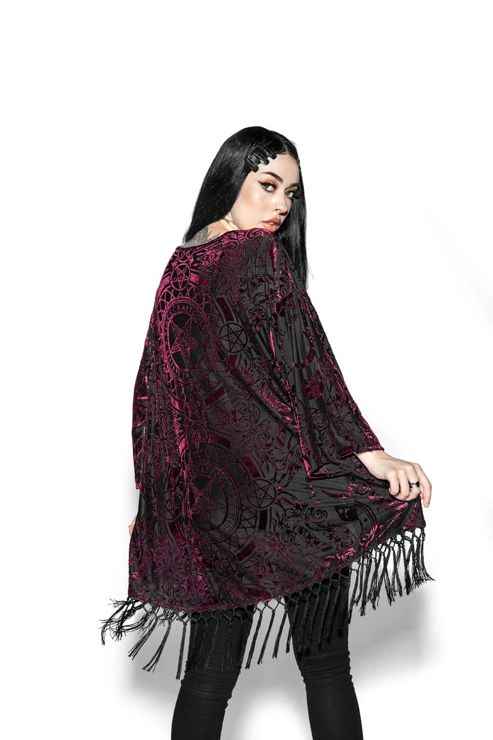 ACDC Womens Baroque - Velvet Kimono 3 ACDC Womens Baroque - Velvet Kimono